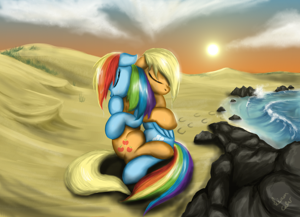 beach romance by leyanor-d54kpyd