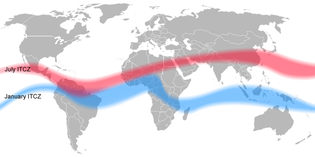 ITCZ january-july