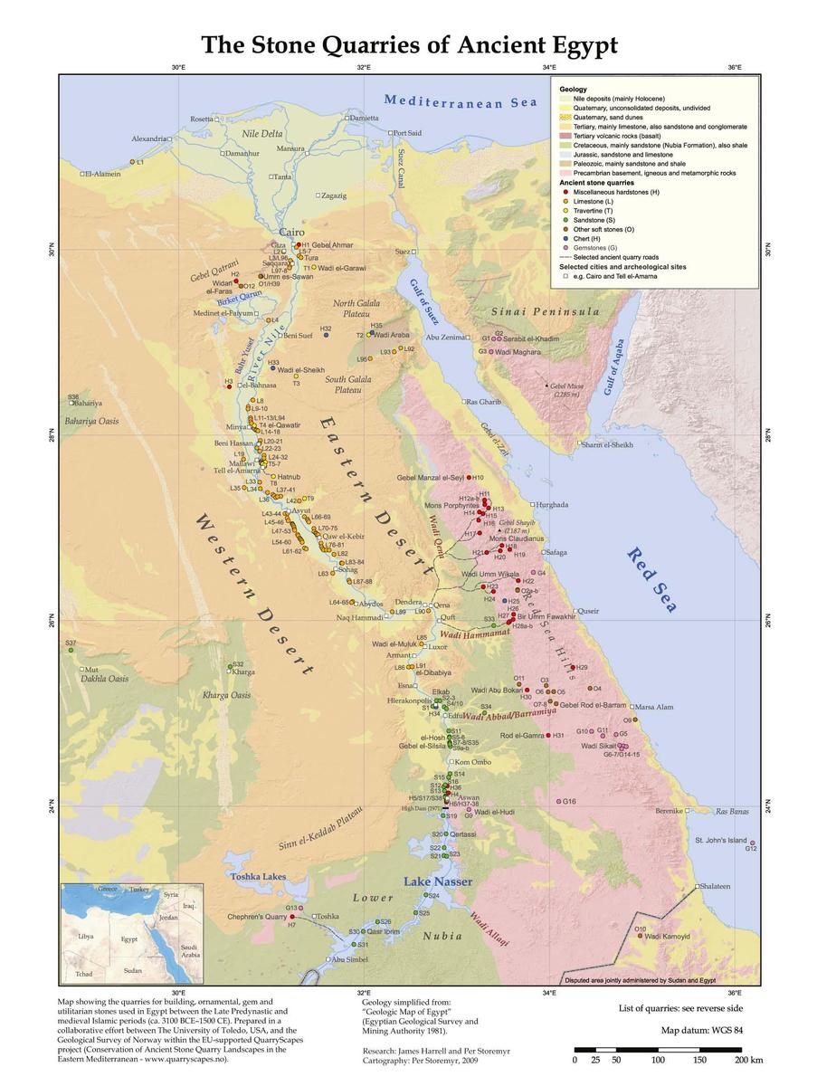 egypt ancient quarries