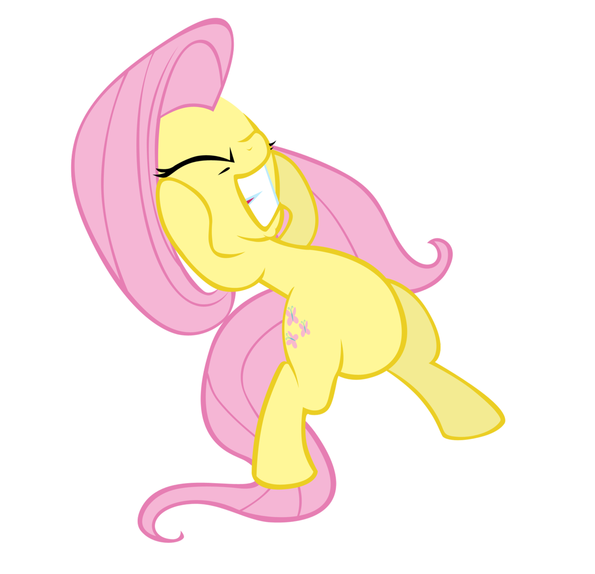 fluttershy  dat tummy by takua770-d4gu5i