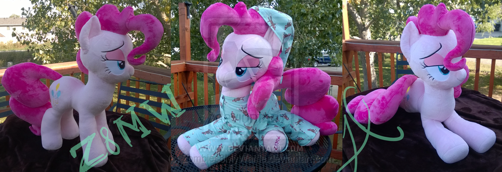 pinkie pie plush by zombies8mywaffle-d80