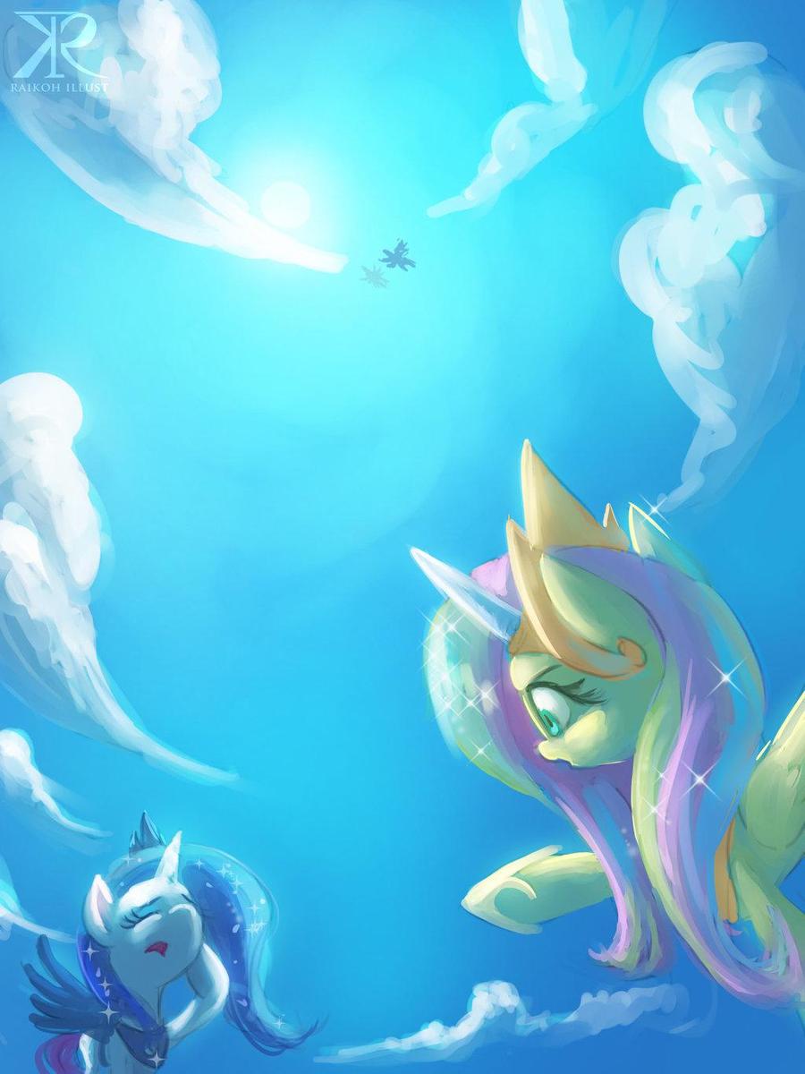 i banish you to the moon by raikoh illus