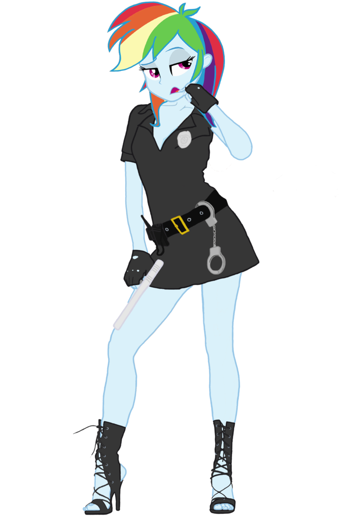 officer rainbow dash by multilazyazz23-d