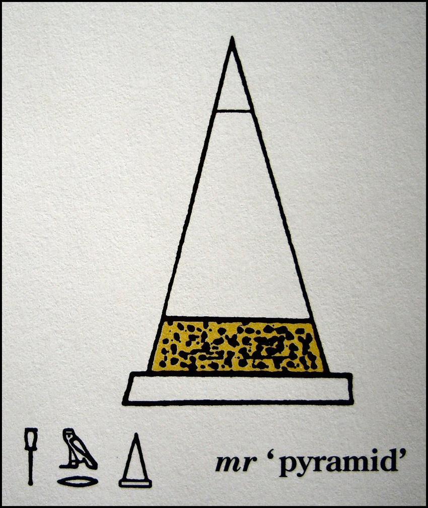 schriftzeichen pyramidea