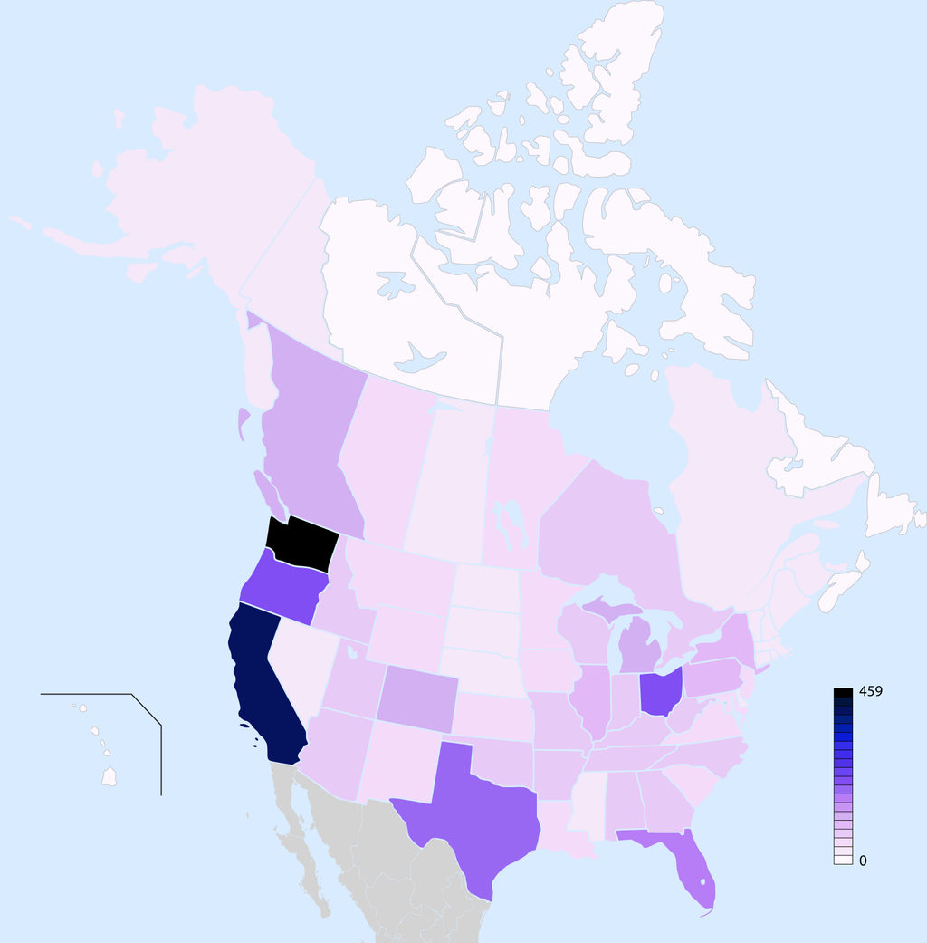 1024px-Bigfoot Sightings in United State