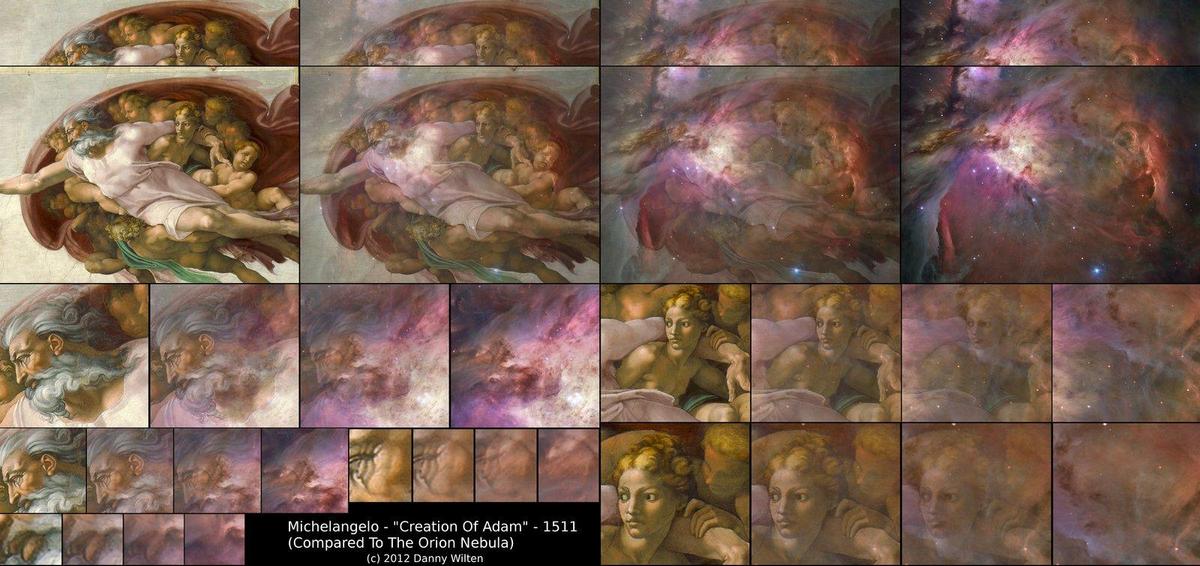 michelangelo    creation of adam  and or