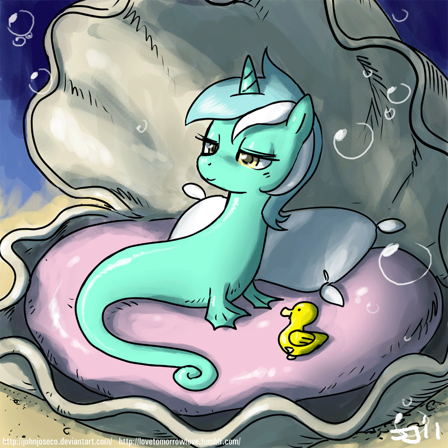 good morning sea pony lyra by johnjoseco