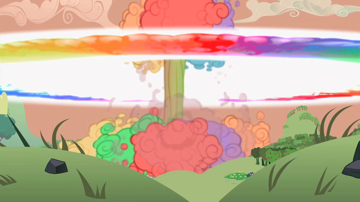 Rainbow Dash Atomic Rainboom Explosion S