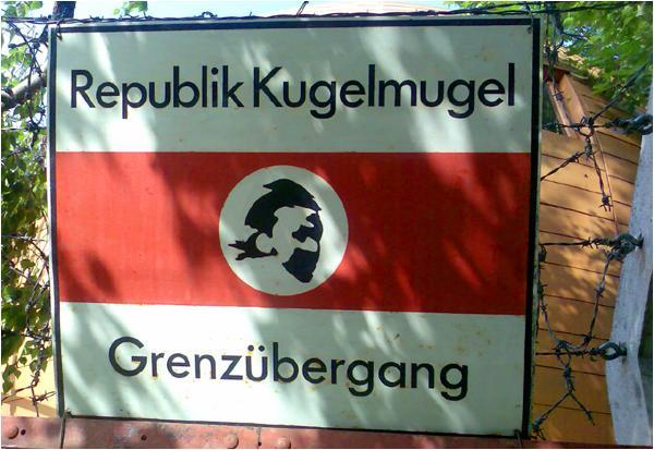 kugelmugel grenzschild