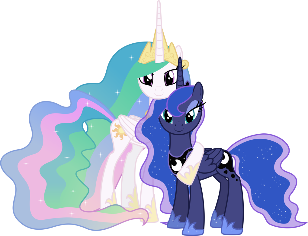 Celtestia-and-Luna-mlp-fim-princess-luna