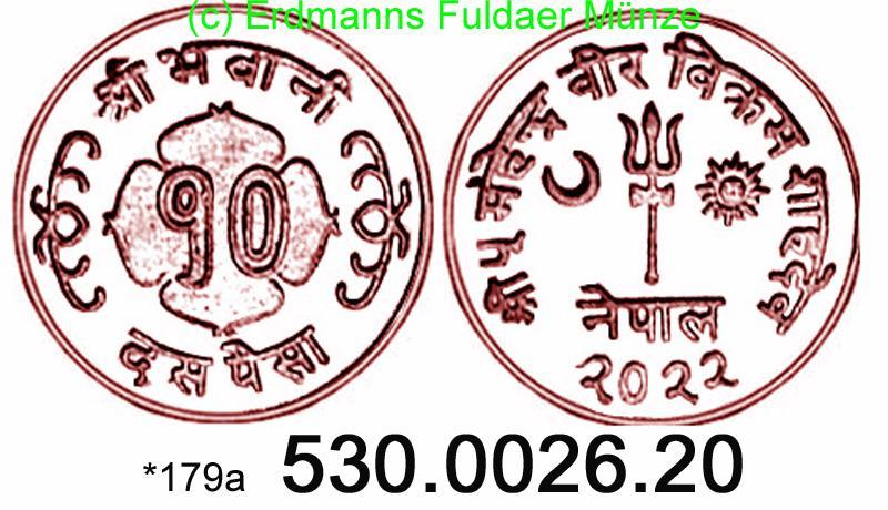 530.0026.20 nepal 1965 10 paise