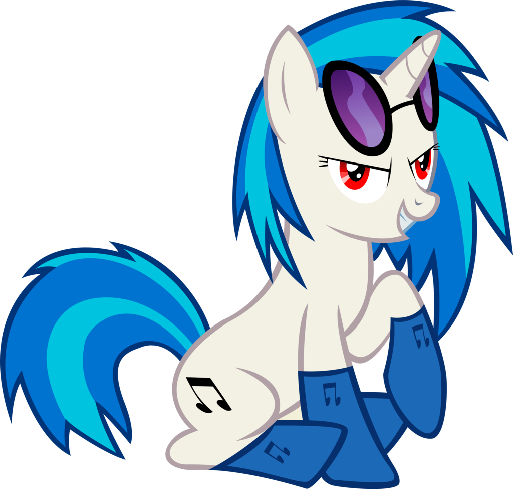 Vinyl scratch likes her socks by goldena