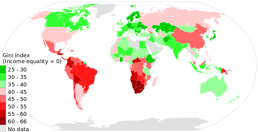 2014 Gini Index World Map 2C income ineq.jpg