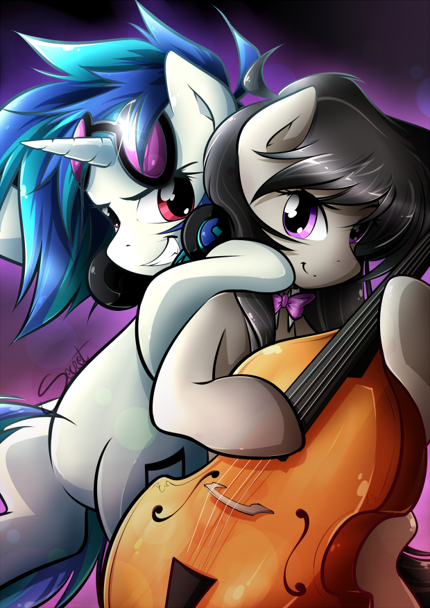 vinyl and  tavi by secret pony-d7k6dh4