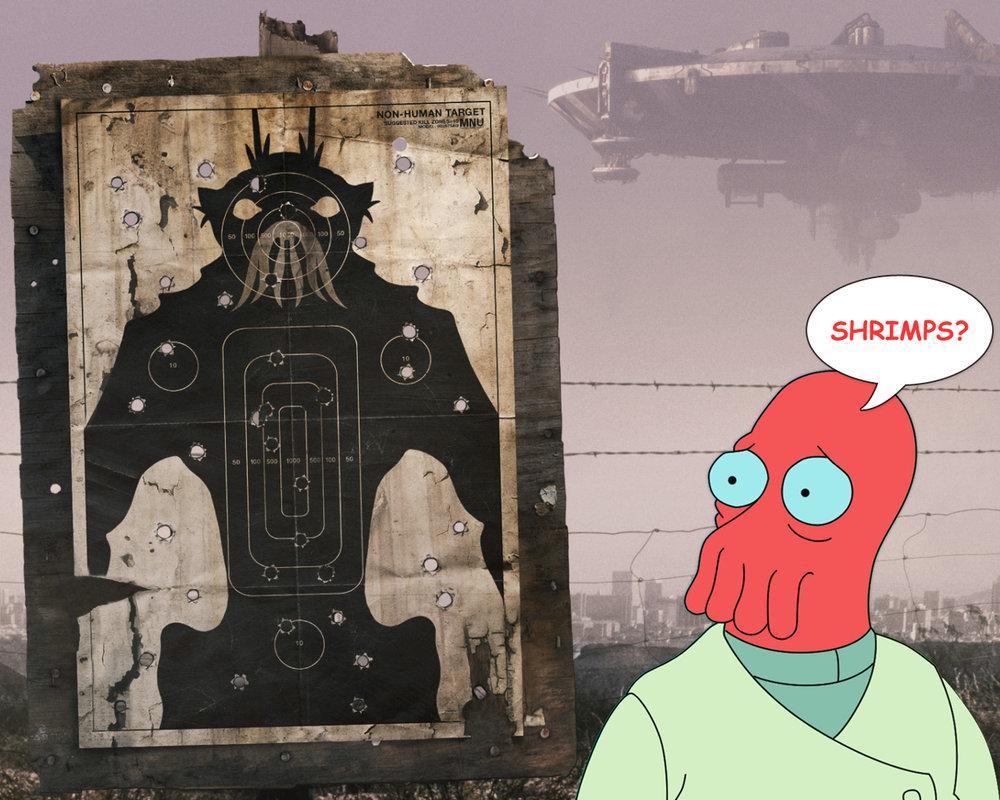 Disctrict 9 Zoidberg Wallpaper by NeonFi
