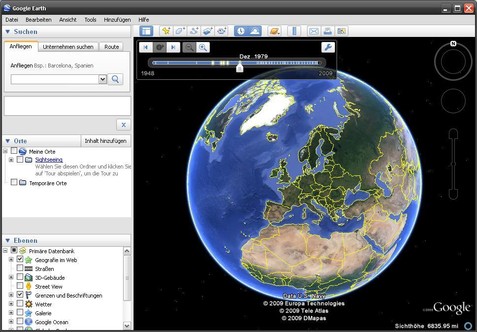 google-earth-5 zeitleiste