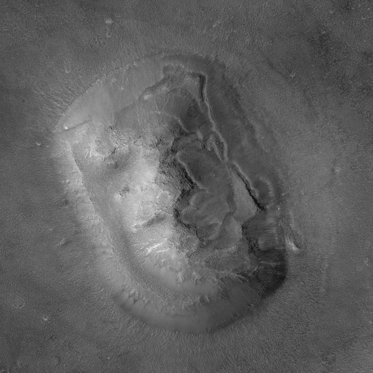 Mars face