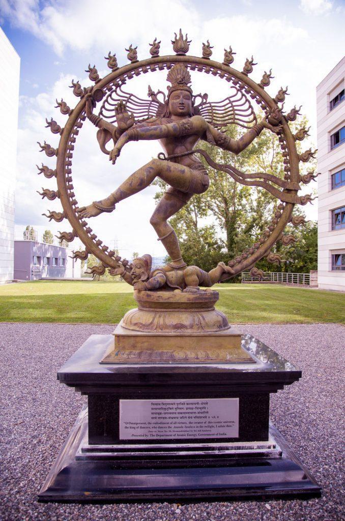 a76c5ac9da682afb Shivas statue at CERN engaging in the Na