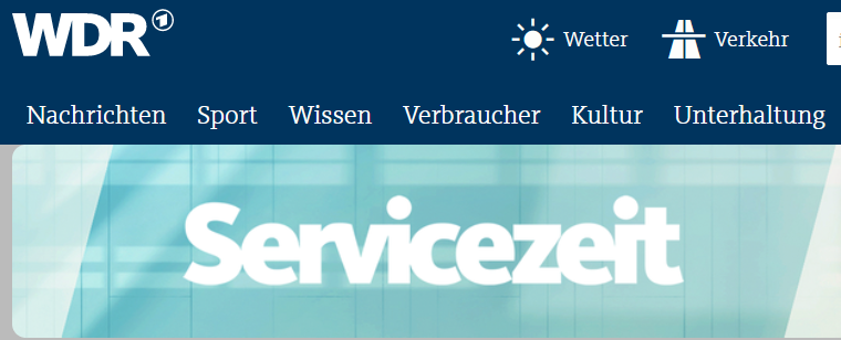 WDR Servicezeit