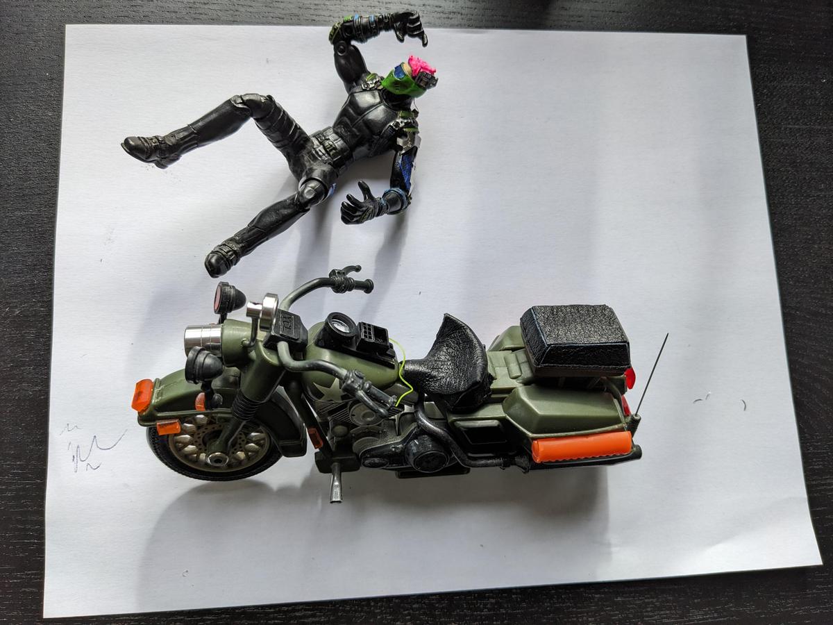 motorrad fertig