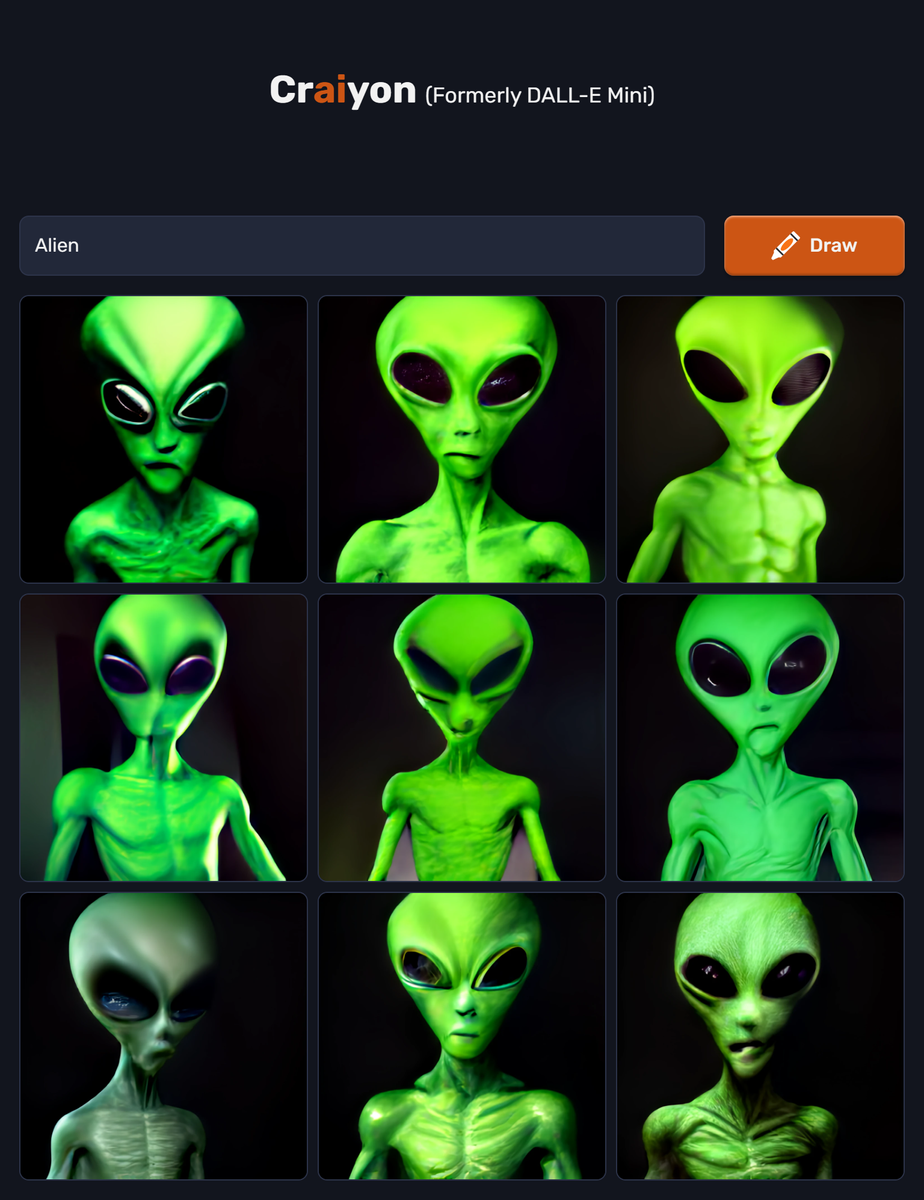 craiyon 212239 Alien