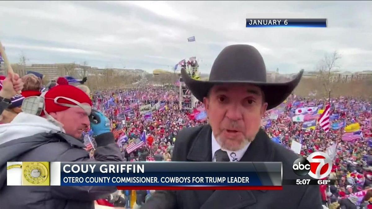 Cowboys for Trump leader protests at Cap