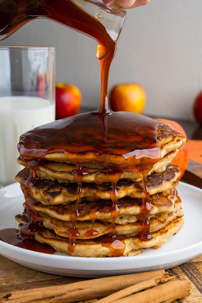 Sausage-Apple-Pancakes-with-Apple-Cider-