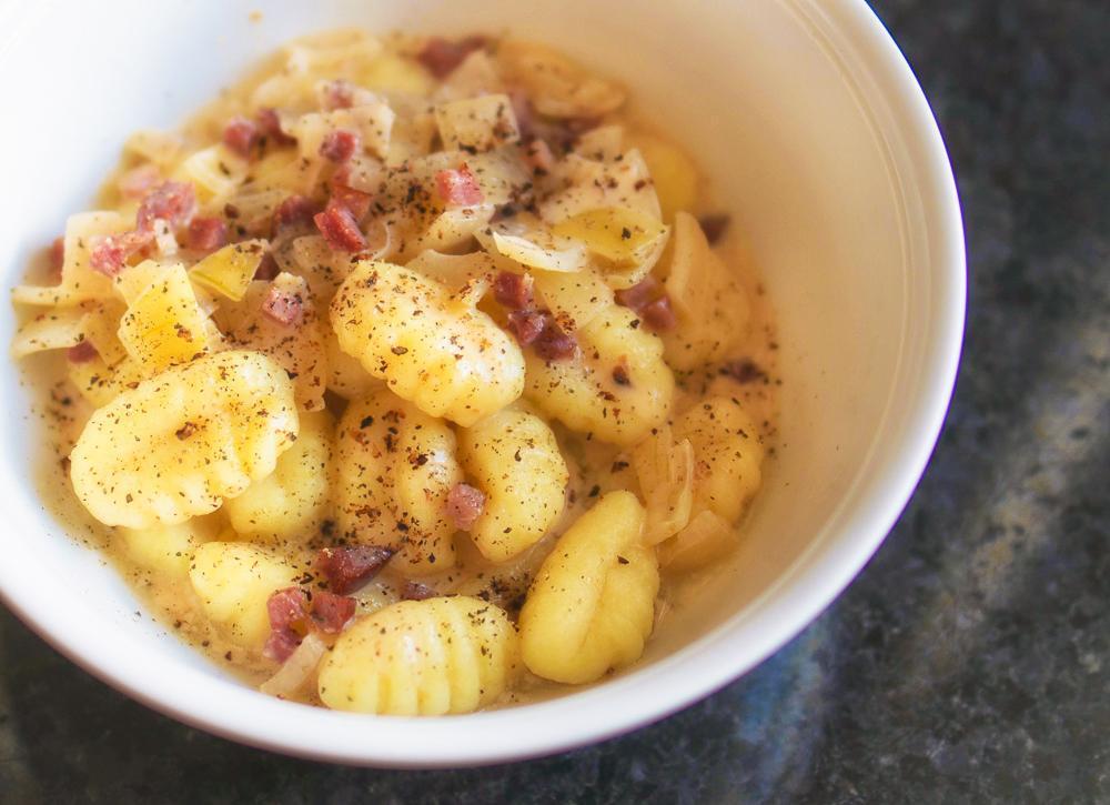 Gnocchi Carbonara