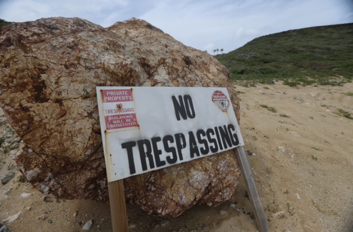 no trespass