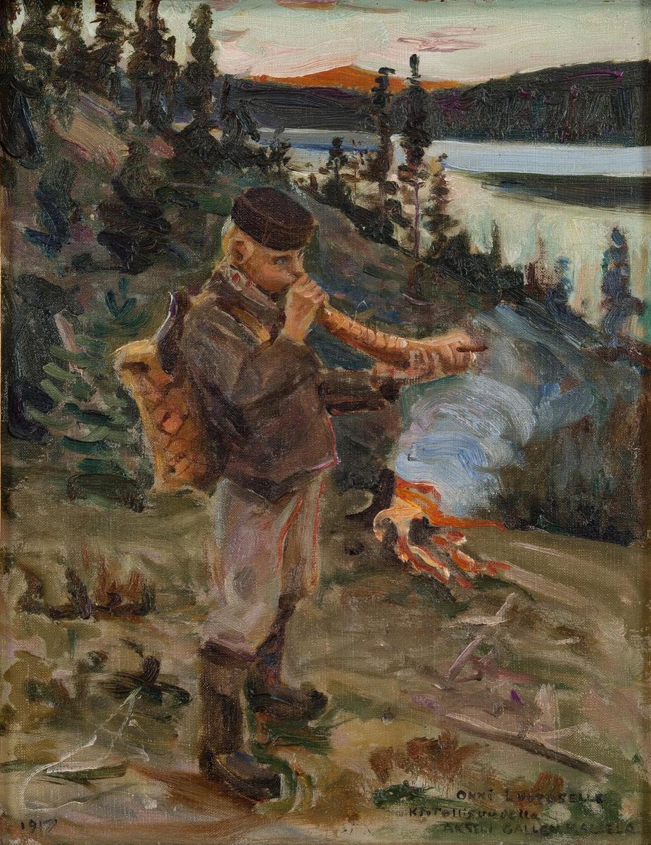 Akseli Gallen-Kallela - Shepherd Boy fro
