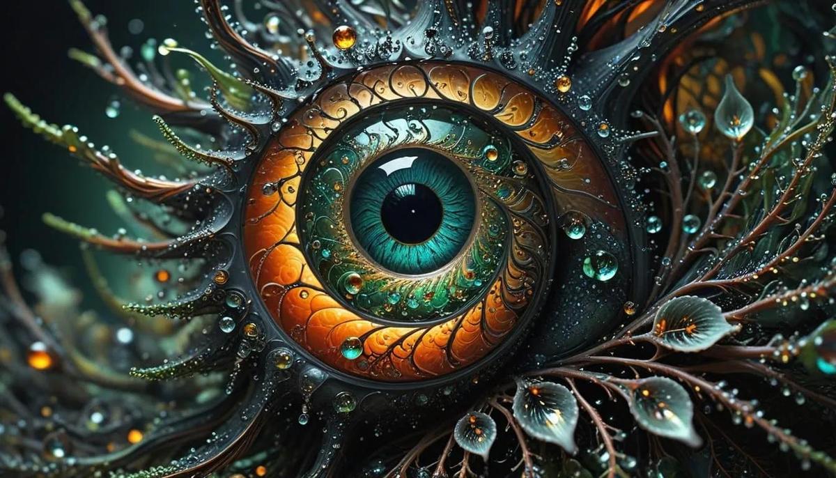 fractal plant with eye