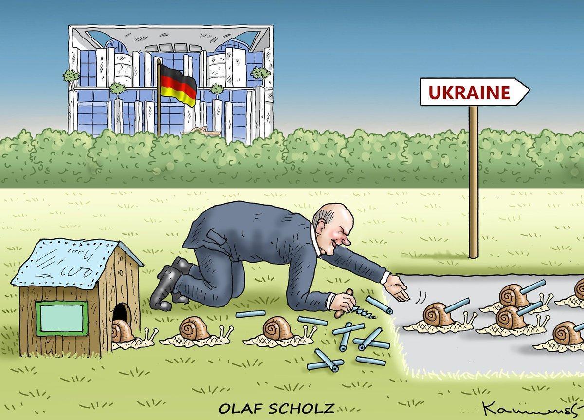 Olaf Scholz Karikatur - Copy