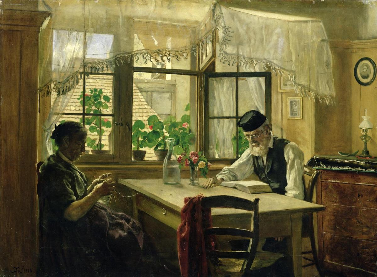 Hans Thoma - Sonntagsfrieden