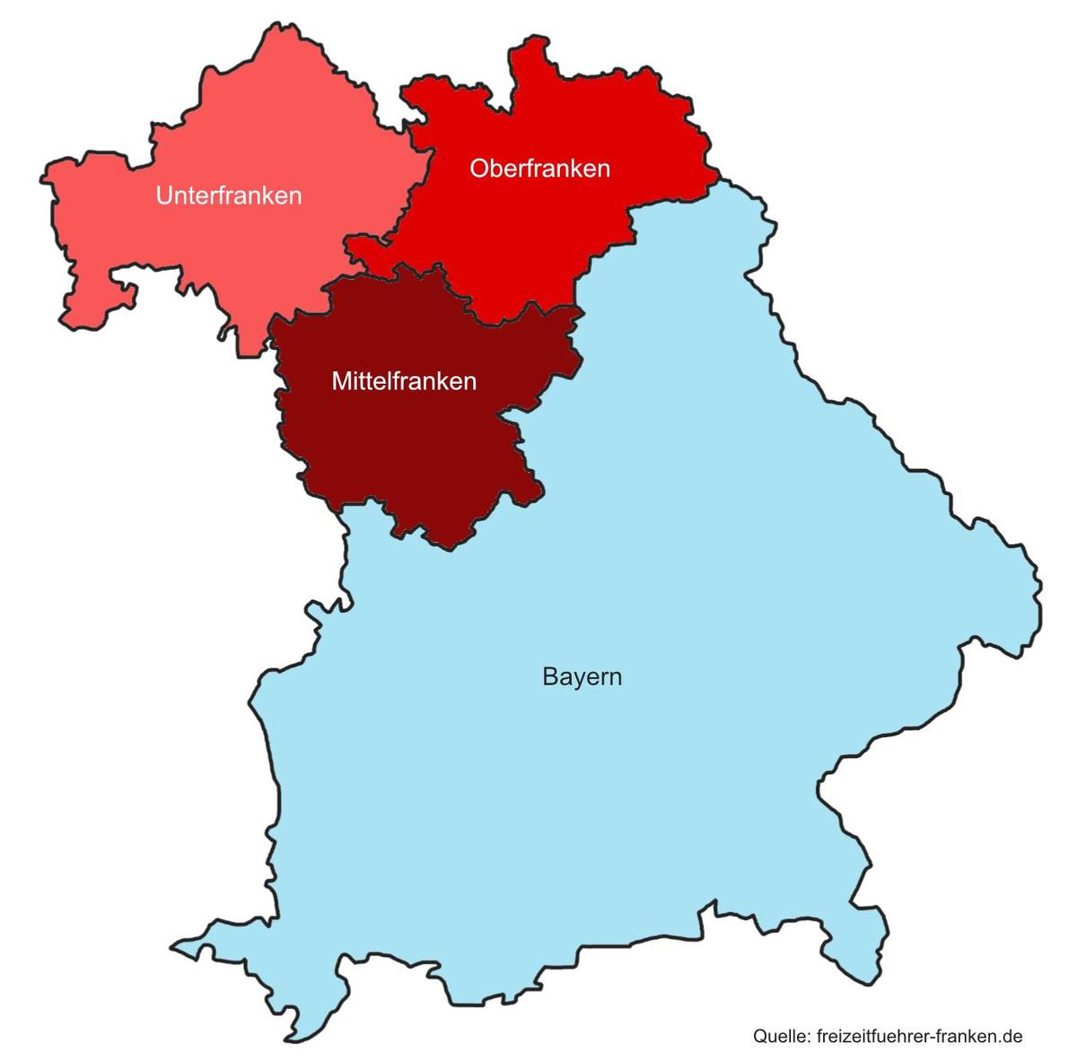 Karte-Franken