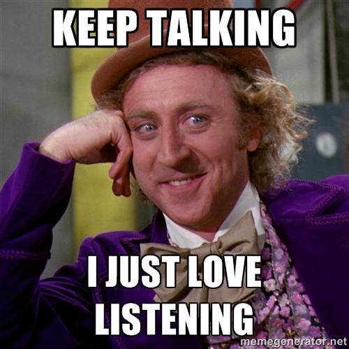 keep talking