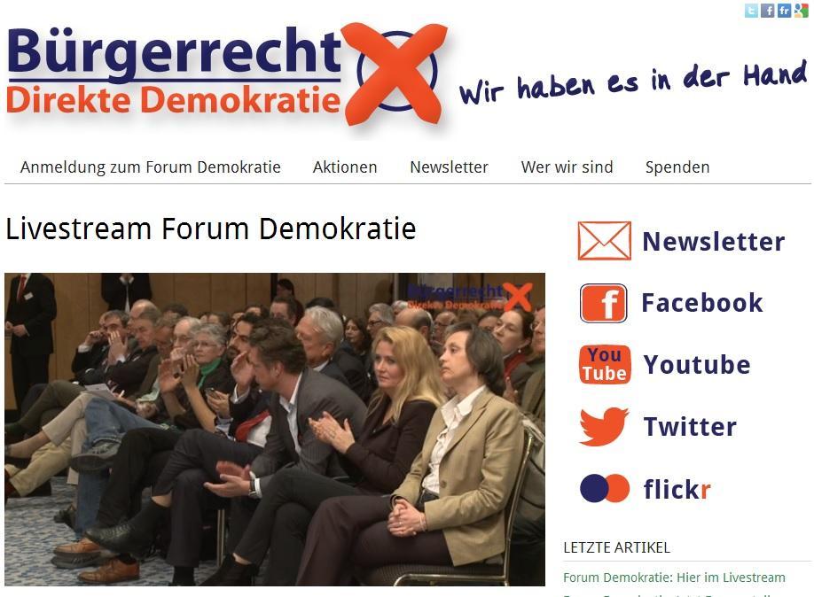 Buergerrechte Direkte Demokratie