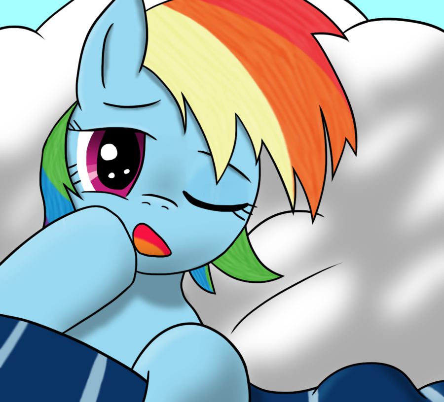 rainbow wakes up by 10art1-d5gdkqg