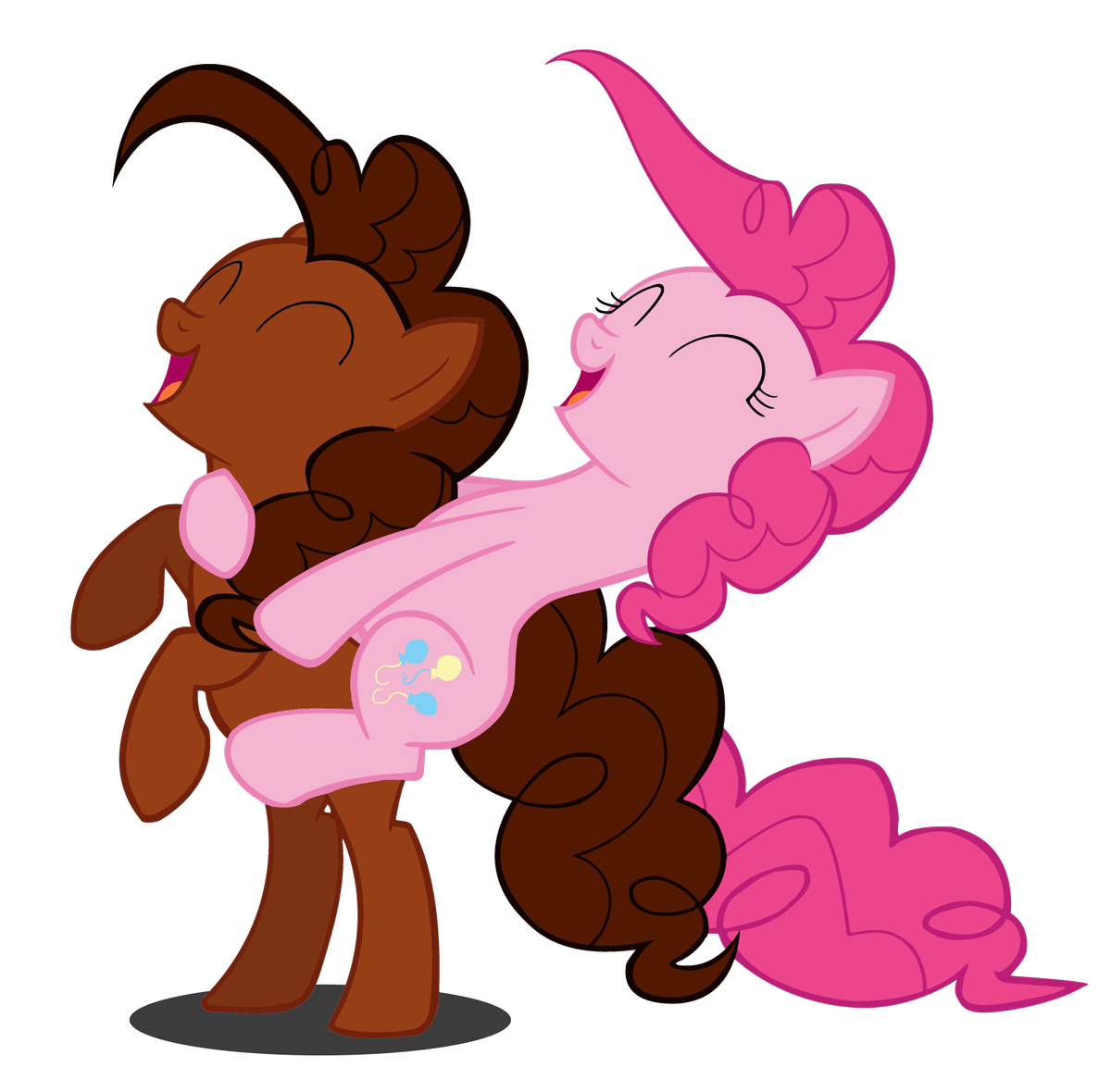 Pinkie and Hudomi