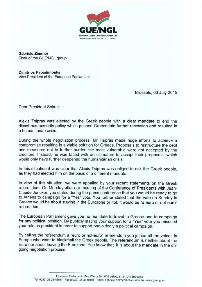 letter to schulz 1