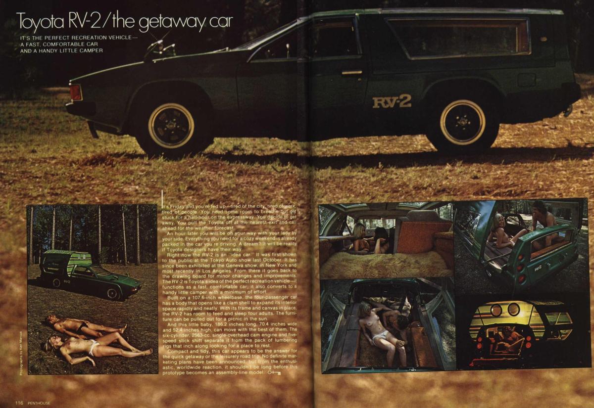 1972 Toyota RV2 Playboy Article