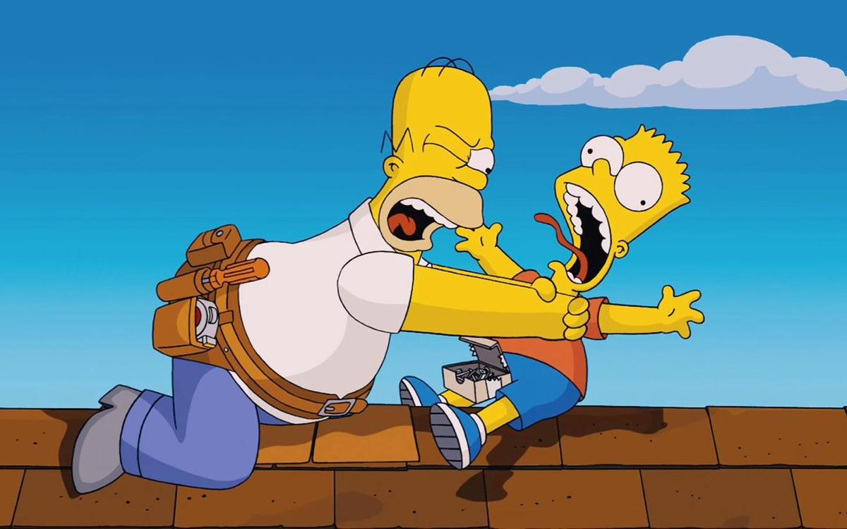 simpsons movie bart and homer