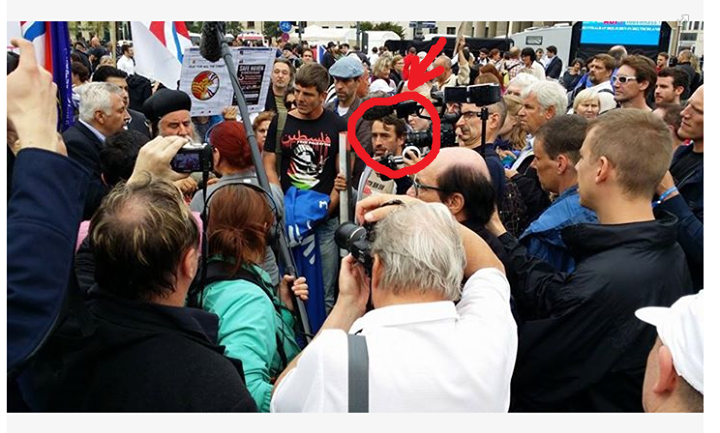 Sven stoert demo gegen antisemitismus