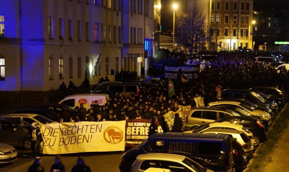 Antifademo Leipzig 12.1.2016