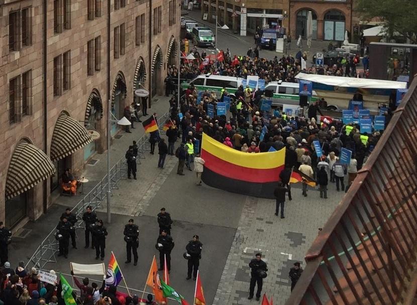 AfD Demo Nuernberg