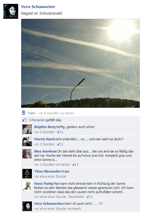 Aktiv gegen Chemtrails Deutschland-Germa