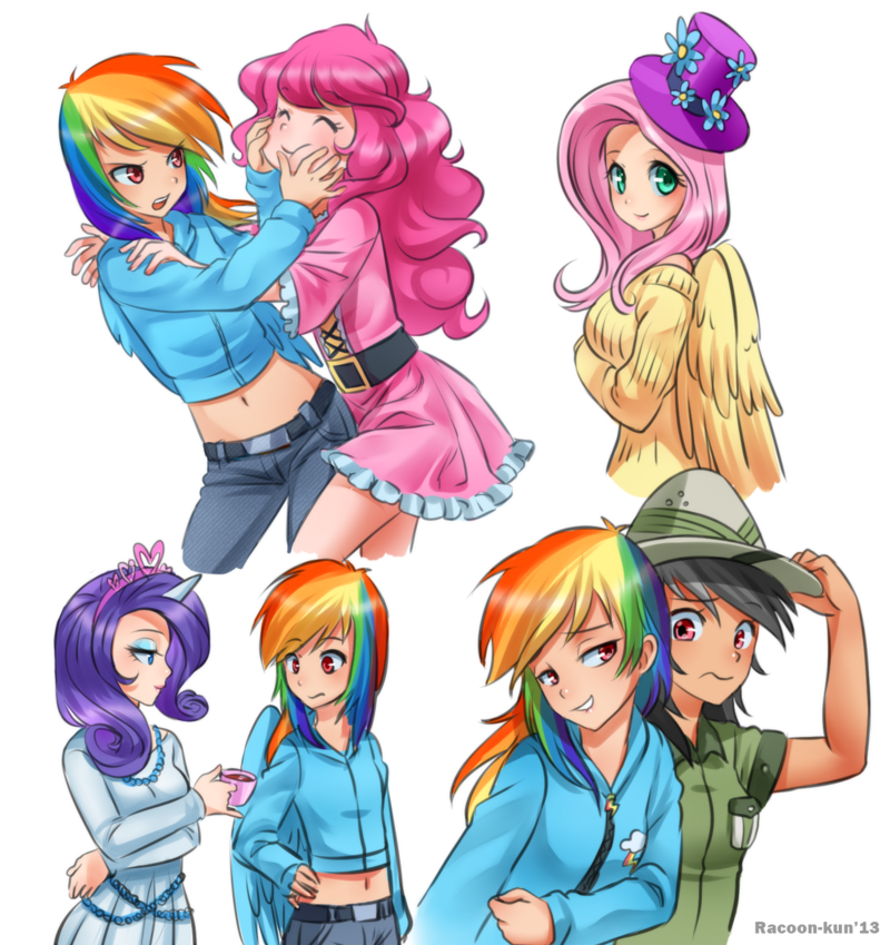 humanized mlp s4e4 by racoonkun-d6x4i52