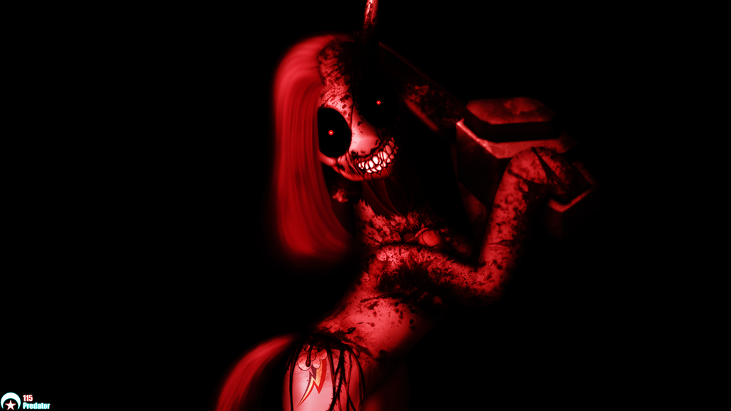 Letsputasmileonthatface.Creepyponyis 947