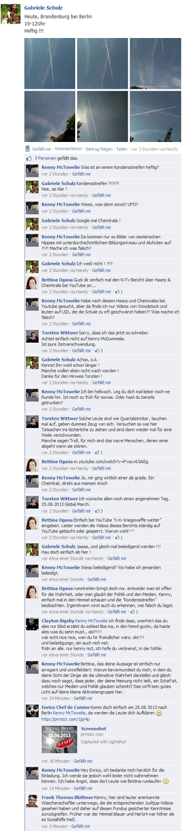 Aktiv gegen Chemtrails Deutschland-Germa