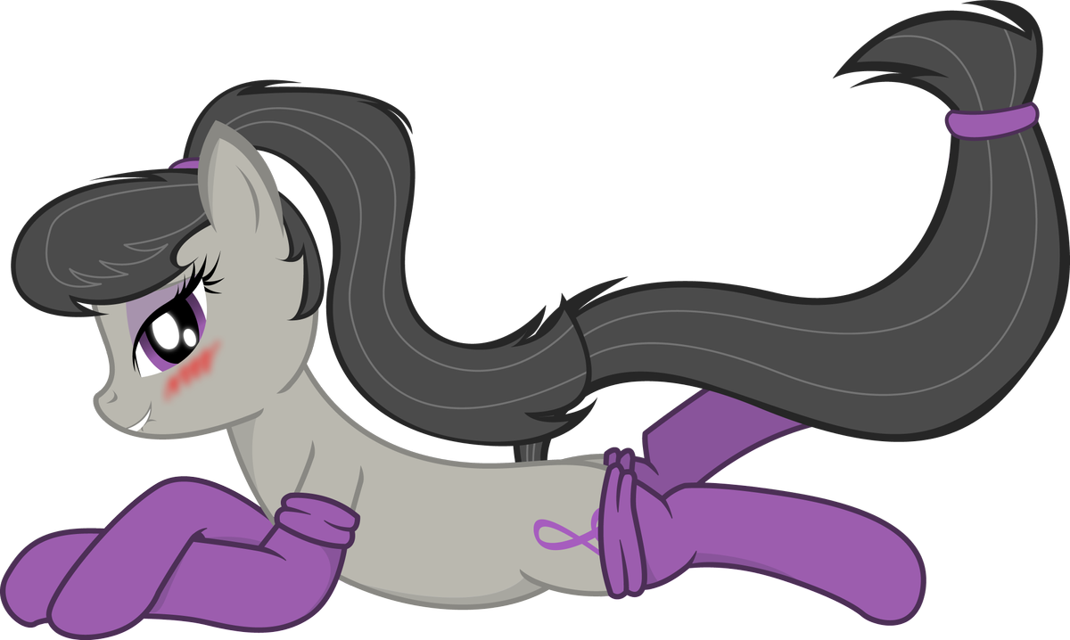 octavia melody with ponytails in socks b
