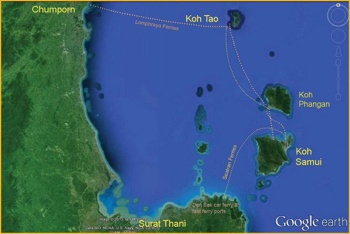 Thailand Koh Tao to Samui ferries 6612 1
